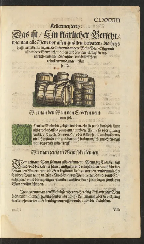 Trauben weder zu früh noch zu spät lesen – Originalseite