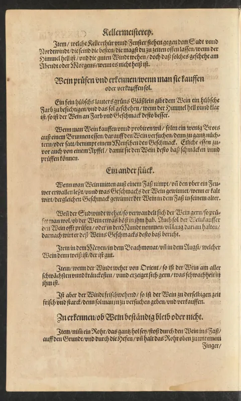 Wein prüfen: Aufwallprobe und Windregeln – Originalseite