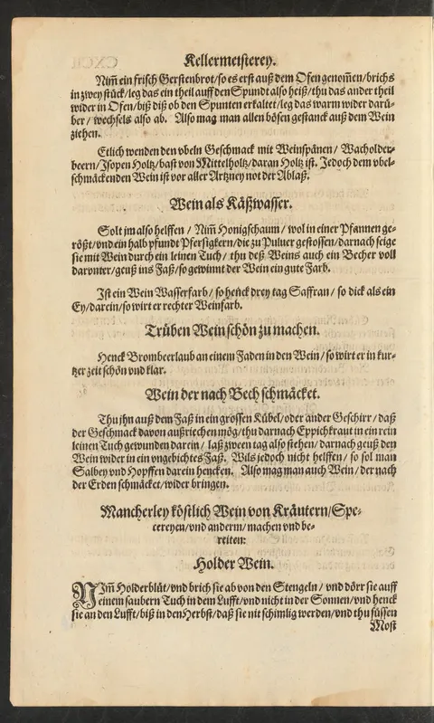Wein mit Holunderblüten (Holder Wein) – Originalseite