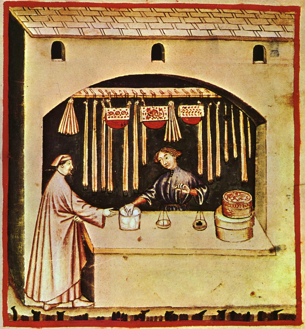 Safran-Rollen mit Honig — Originalseite aus Böhmisches Kochbuch — Kuchařství o rozličných krměch