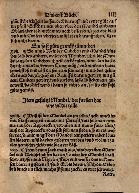 Mus aus Weinbeeren, Kubeben und Mandeln – Originalseite