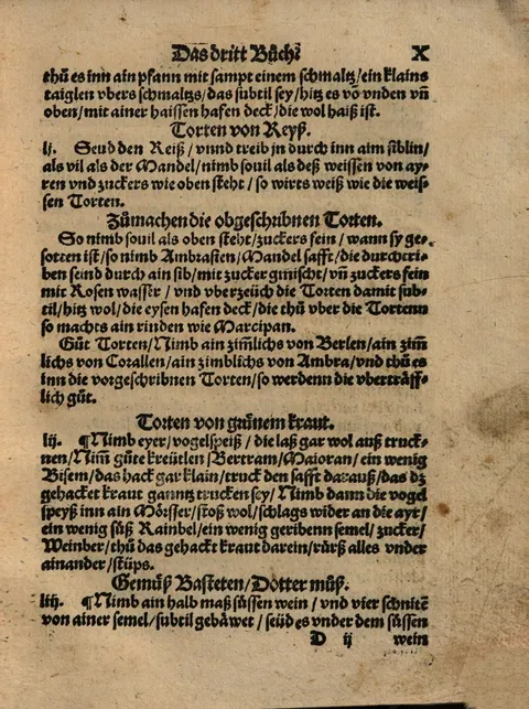 Reistorte (weiße Torte mit Reis statt Mandeln) – Originalseite