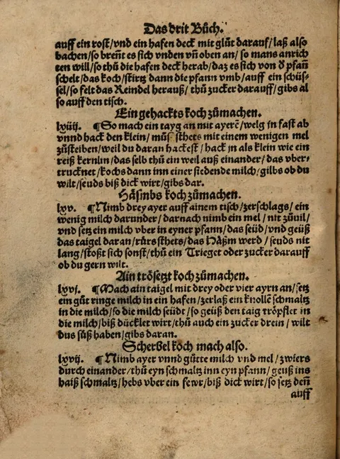 Aufgegangenes Eierreindl – Originalseite
