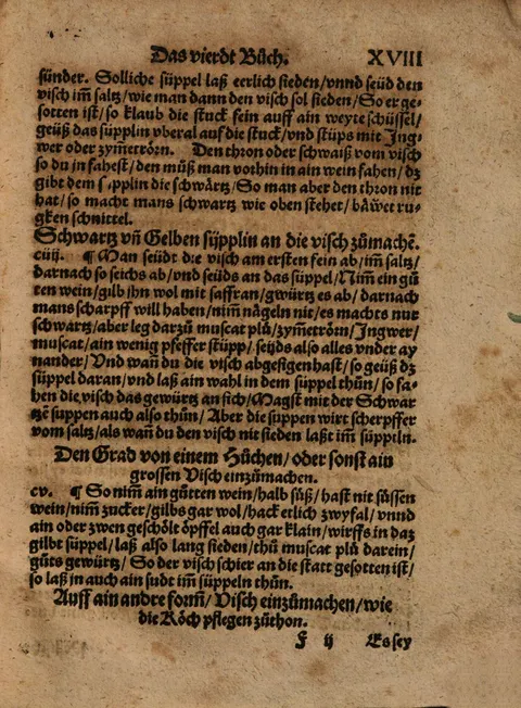 Gelbe und schwarze Fischsüpplein – Originalseite
