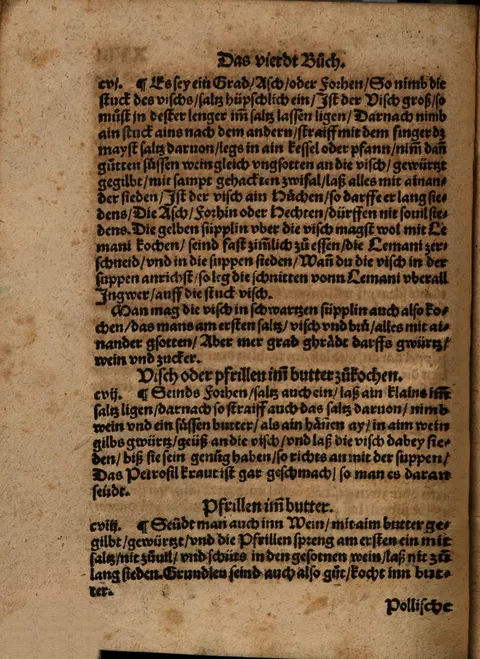 Pfrillen in Butter-Weinsud – Originalseite