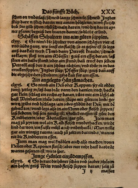Gedämpfte junge Hühner – Originalseite