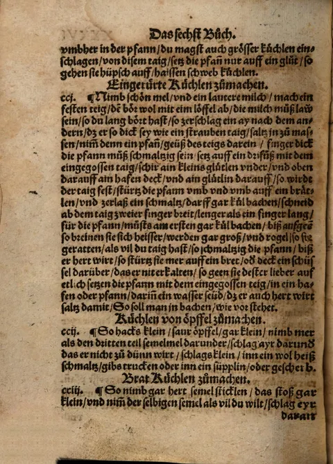 Eingerührte Küchlein aus der Pfanne – Originalseite