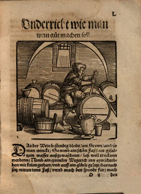Wein haltbar und kräftig machen – Originalseite