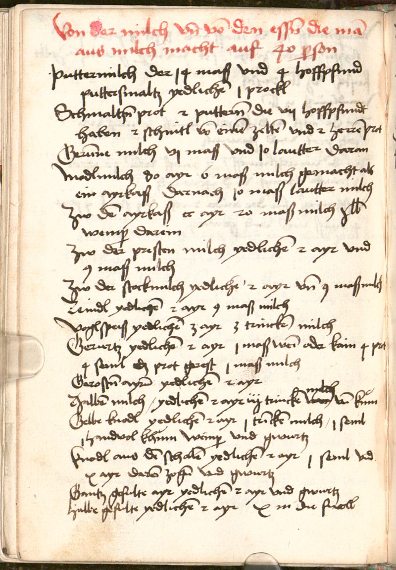 Gefüllte Eier - Originalseite aus Tegernseer Speisenbuch