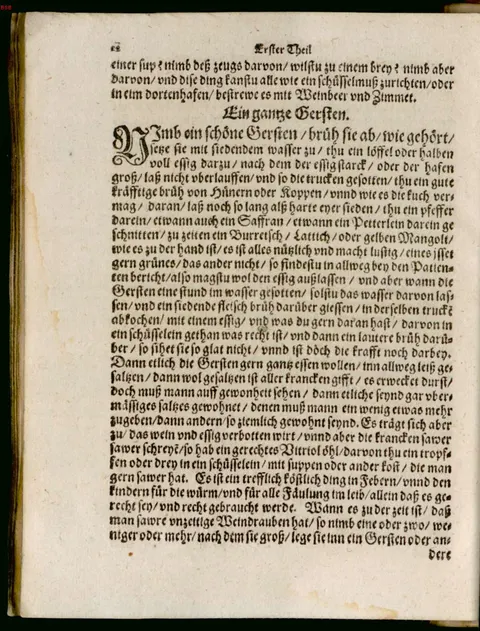 Ganze Gerste in Fleischbrühe – Originalseite