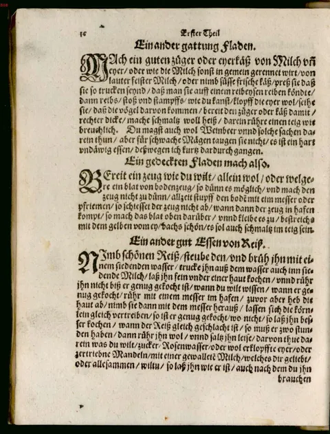 Gedeckter Fladen im Topf – Originalseite