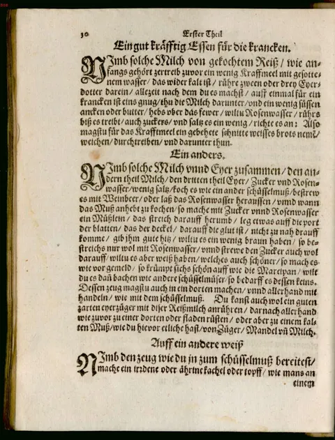 Reismilch-Schüsselmus mit Ei und Rosenwasser – Originalseite