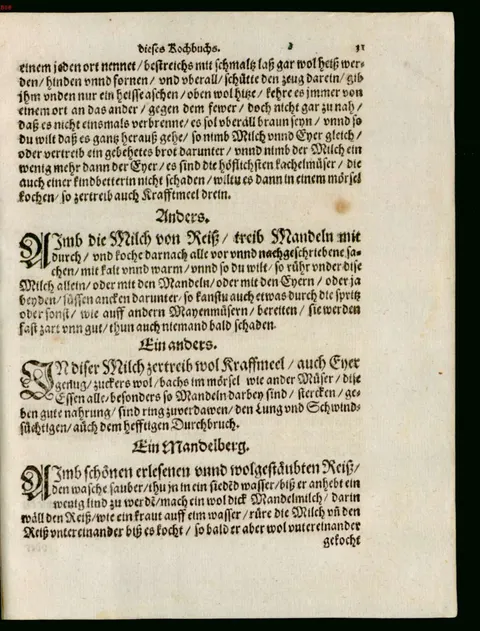 Reismilch mit Mandeln, andere Form – Originalseite