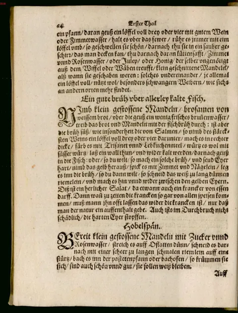 Hobelspäne aus Mandelmasse auf Oblaten – Originalseite