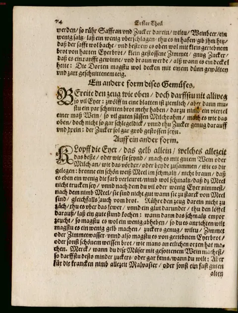 Dottermus mit süßem Rahm, andere Form – Originalseite