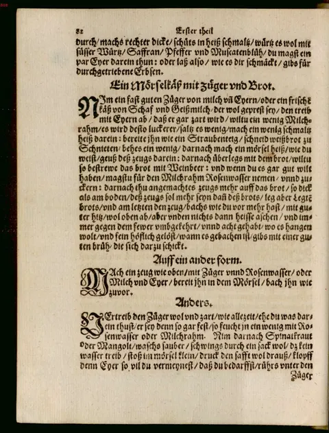 Mörselkäse, andere Form – Originalseite