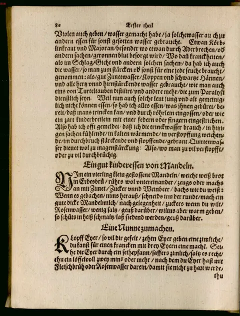 Eierfladen-Nonne mit Mandeln und Rosinen – Originalseite