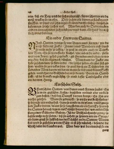 Quittensülze – Originalseite