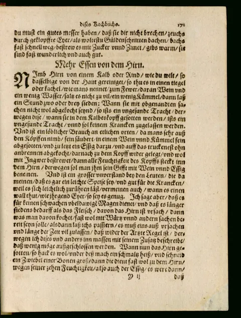 Hirnmus mit Zwiebeln, Safran und Ei – Originalseite