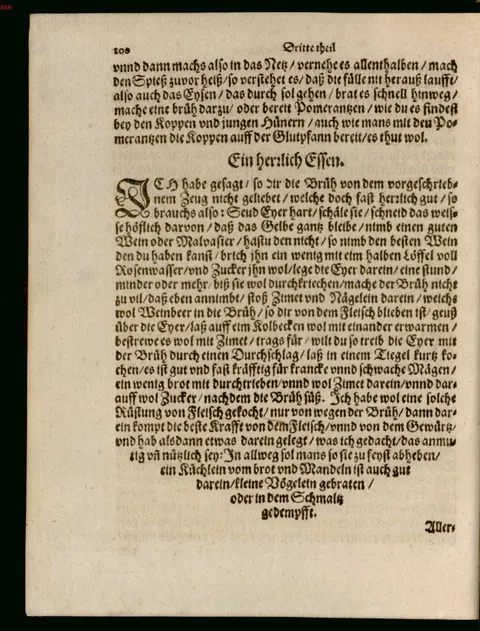 Hartgekochte Eigelb in Würzwein und Brühe – Originalseite