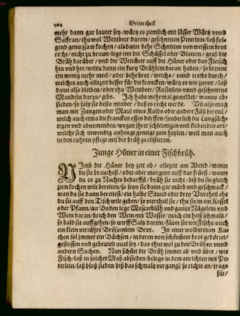 Junge Hühner, wie Fisch gesotten – Originalseite