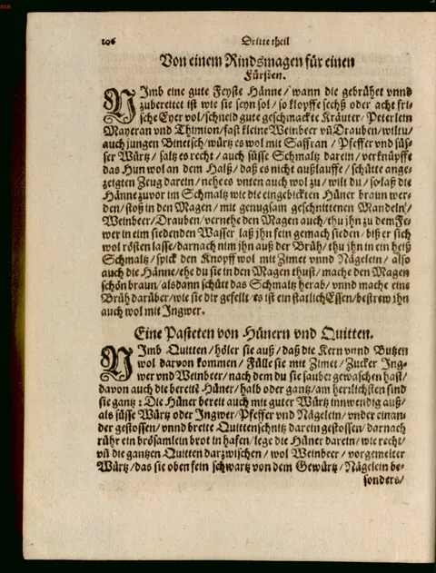 Hühnerpastete mit gefüllten Quitten – Originalseite