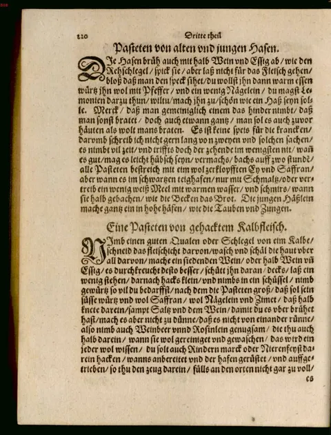 Hasenpastete, alt und jung – Originalseite