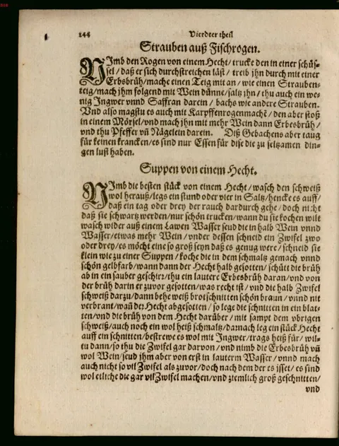 Suppe vom geräucherten Hecht – Originalseite