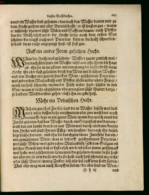 Polnischer Hecht mit Zwiebelsauce – Originalseite
