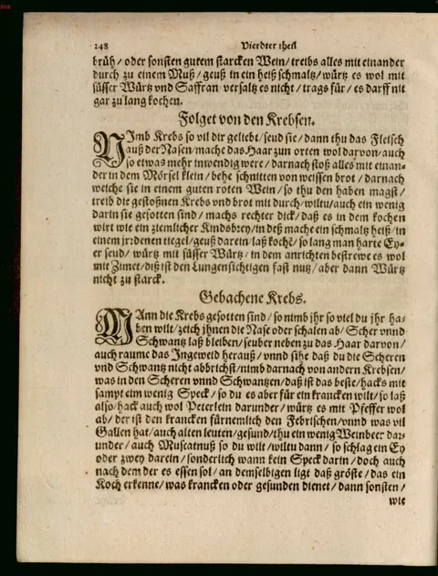 Gefüllte und gebackene Krebse – Originalseite