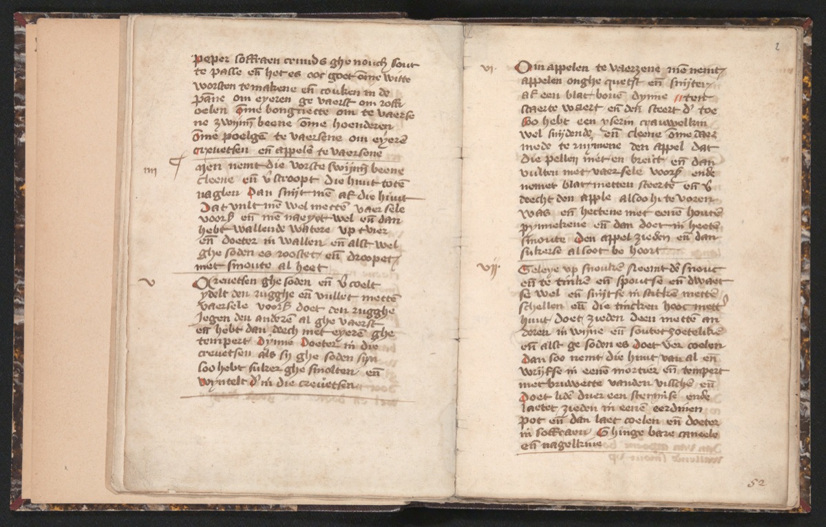 Hecht in würzigem Gelee — Originalseite aus Von guten und edlen Speisen (Wel ende edelike spijse)
