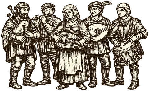 Mittelalterliche Musiker