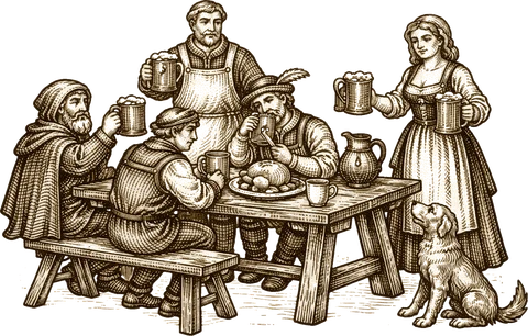 Mittelalterliche Taverne