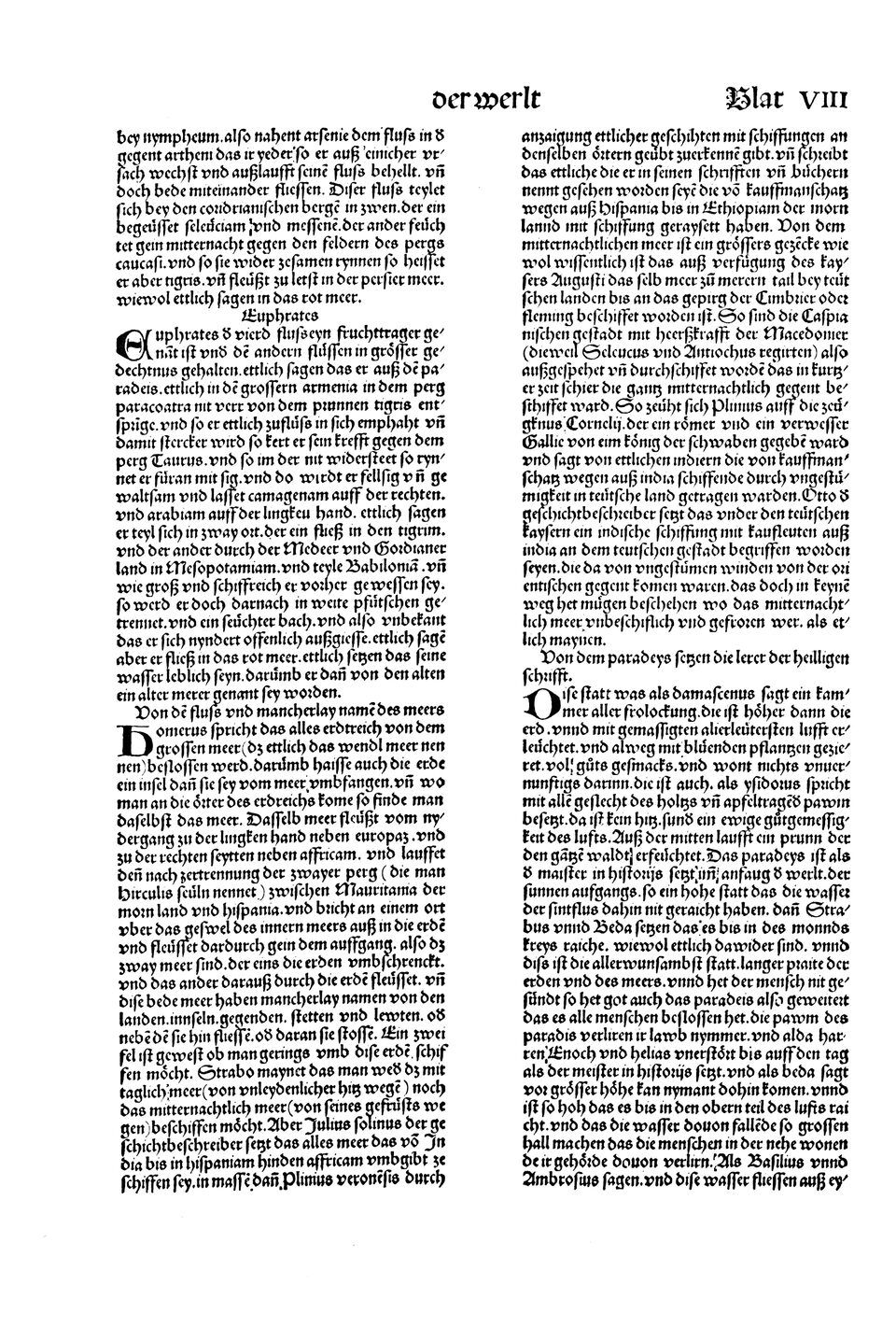 Schedelsche Weltchronik Blatt 8, rechte Seite