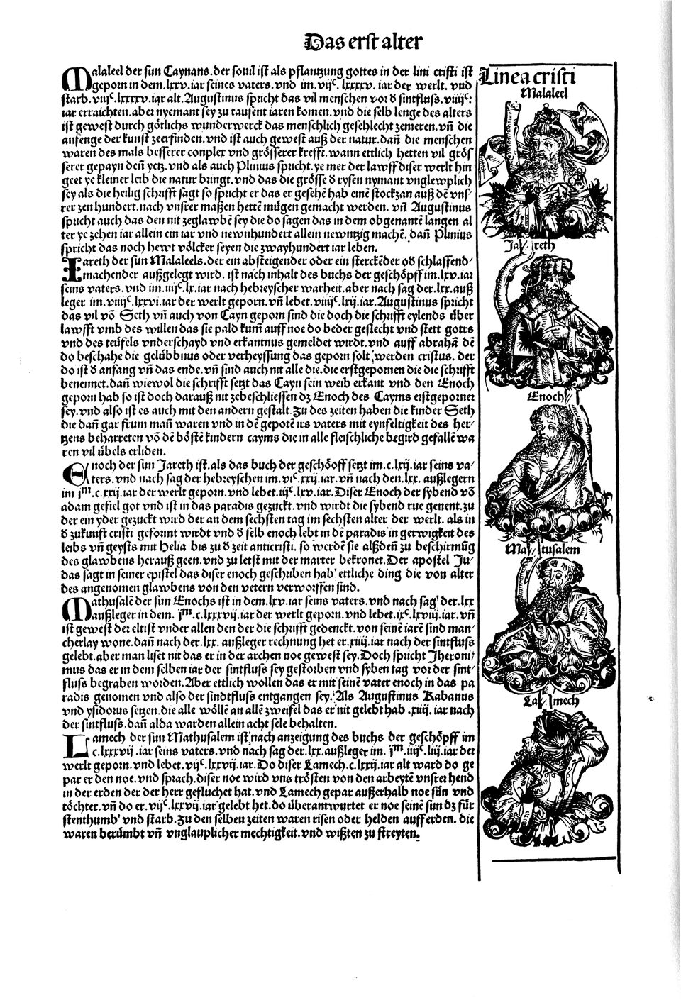 Schedelsche Weltchronik Blatt 11, linke Seite