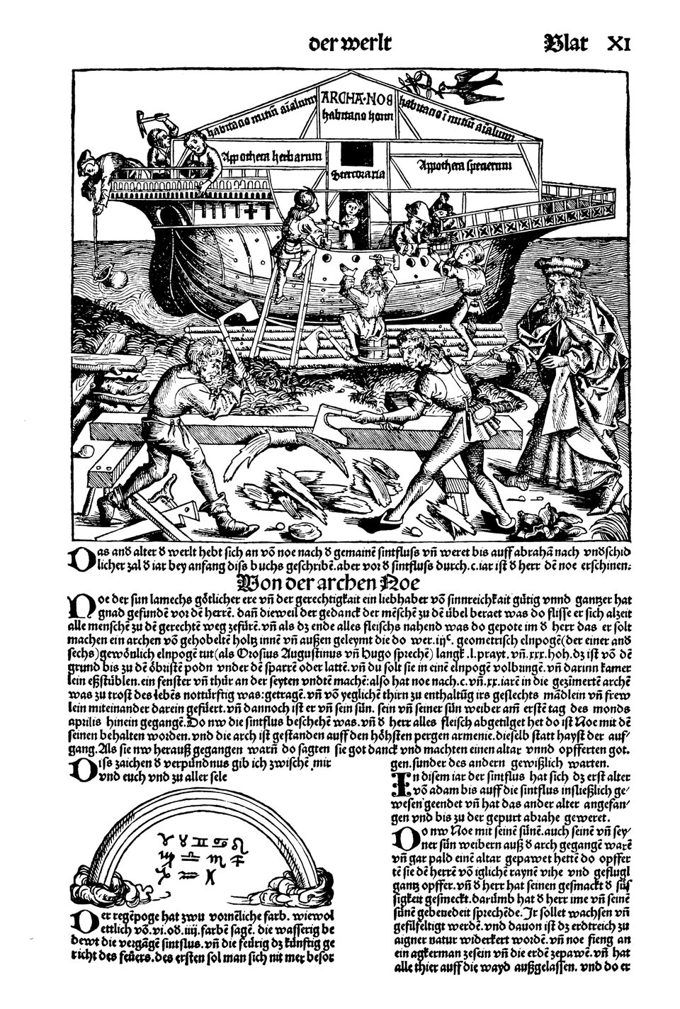 Schedelsche Weltchronik Blatt 11, rechte Seite
