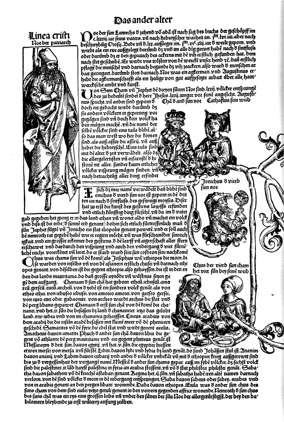 Schedelsche Weltchronik Blatt 15, linke Seite