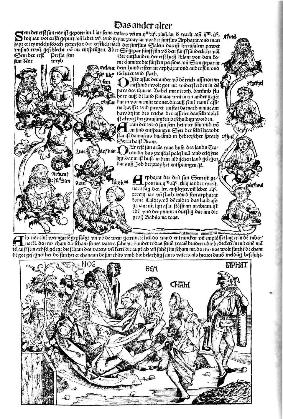 Schedelsche Weltchronik Blatt 16, linke Seite
