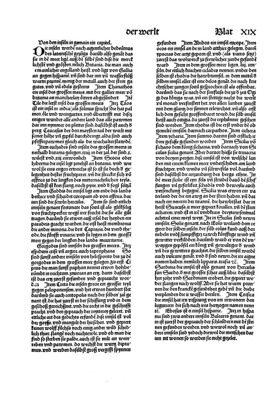 Schedelsche Weltchronik Blatt 19, rechte Seite