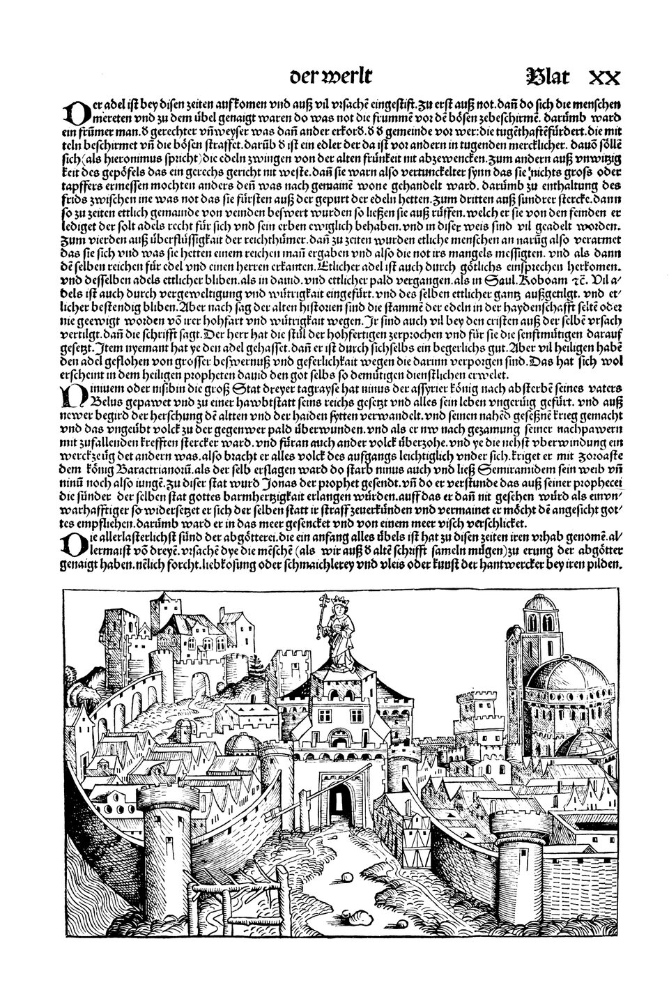 Schedelsche Weltchronik Blatt 20, rechte Seite