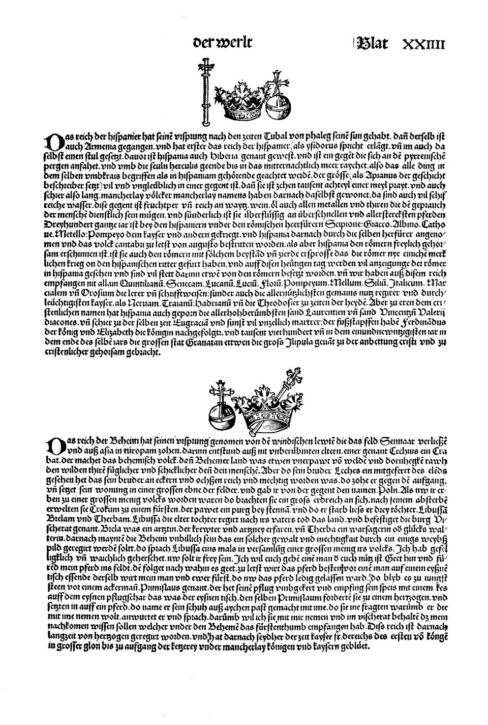 Schedelsche Weltchronik Blatt 24, rechte Seite