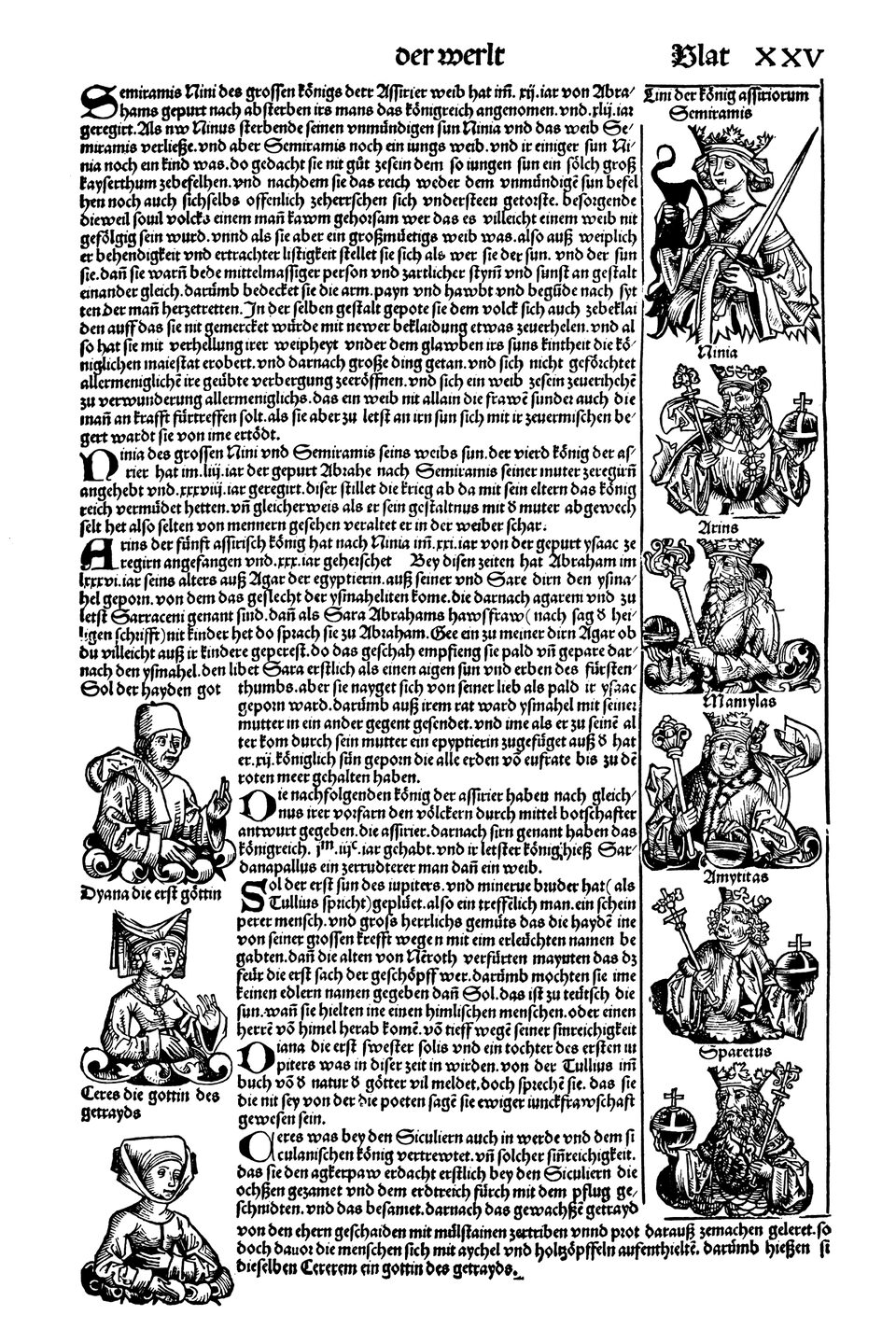 Schedelsche Weltchronik Blatt 25, rechte Seite