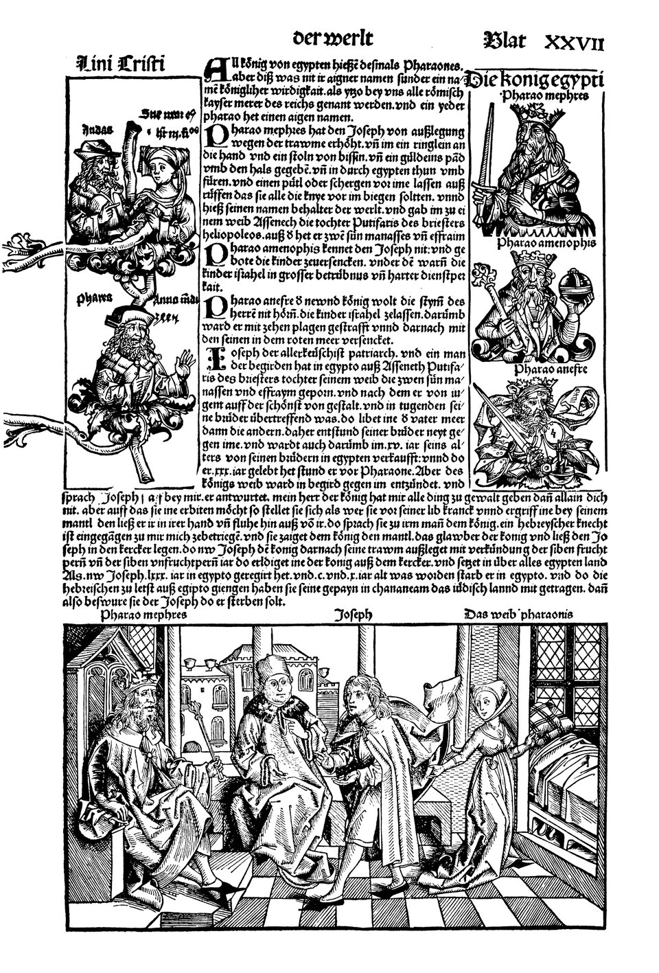 Schedelsche Weltchronik Blatt 27, rechte Seite