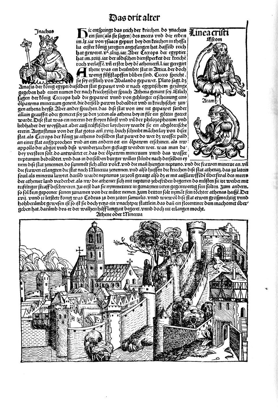 Schedelsche Weltchronik Blatt 28, linke Seite