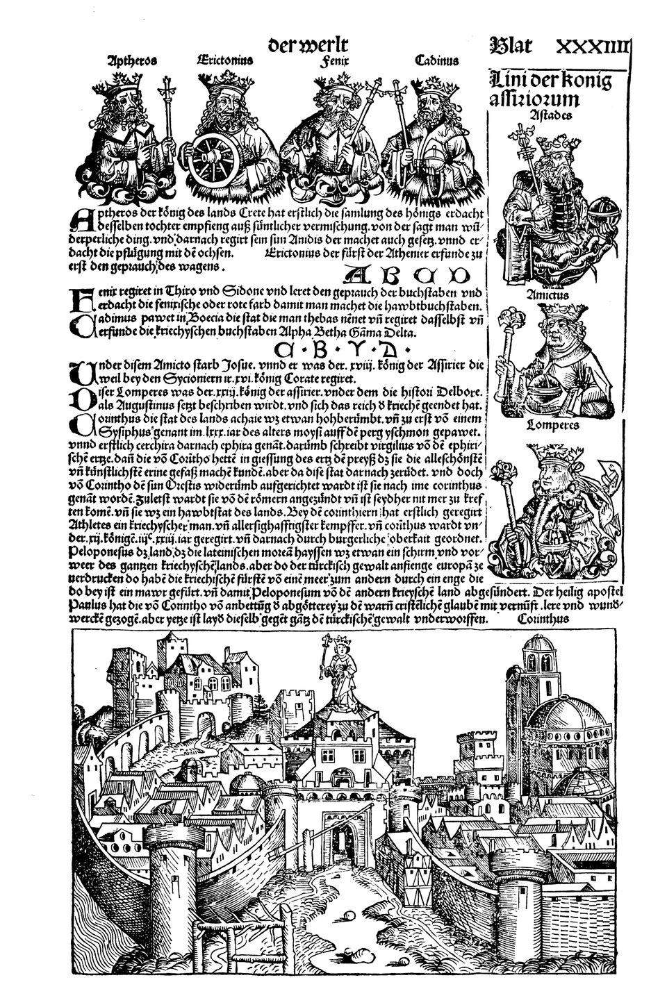 Schedelsche Weltchronik Blatt 34, rechte Seite