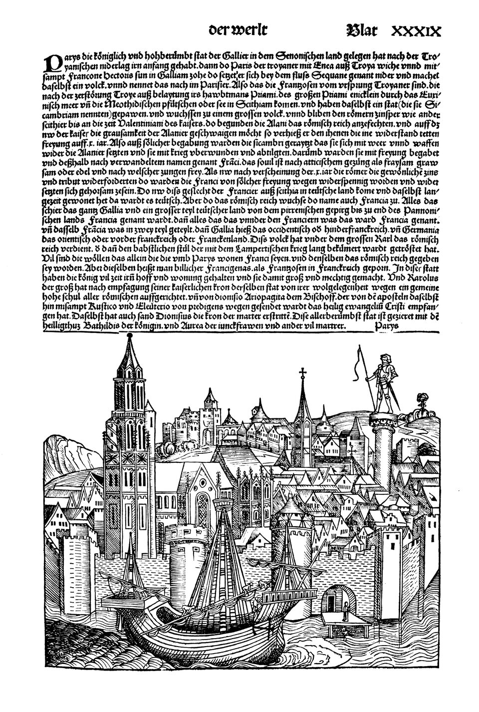 Schedelsche Weltchronik Blatt 39, rechte Seite