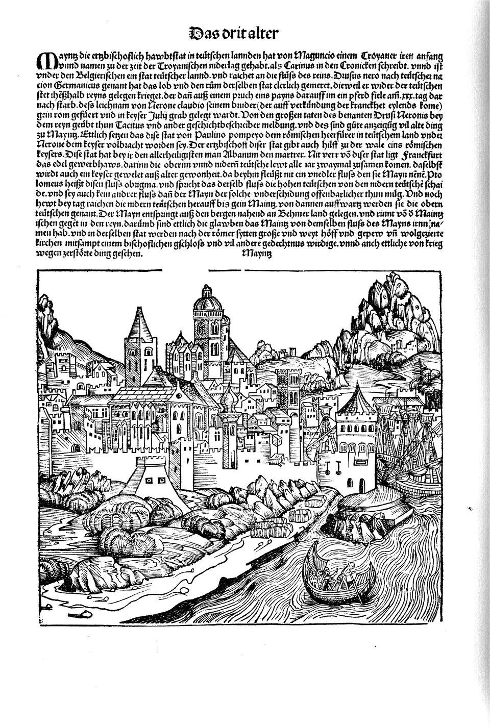Schedelsche Weltchronik Blatt 40, linke Seite