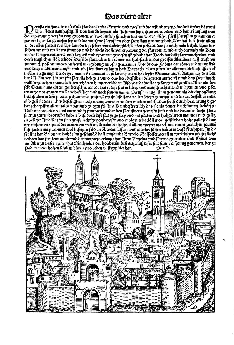 Schedelsche Weltchronik Blatt 49, linke Seite