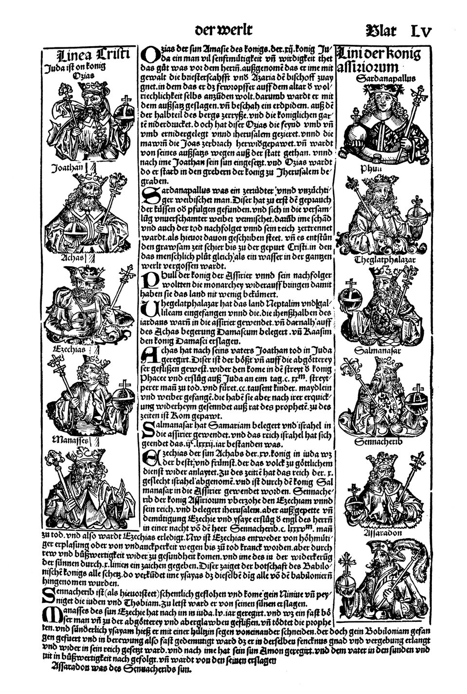Schedelsche Weltchronik Blatt 55, rechte Seite