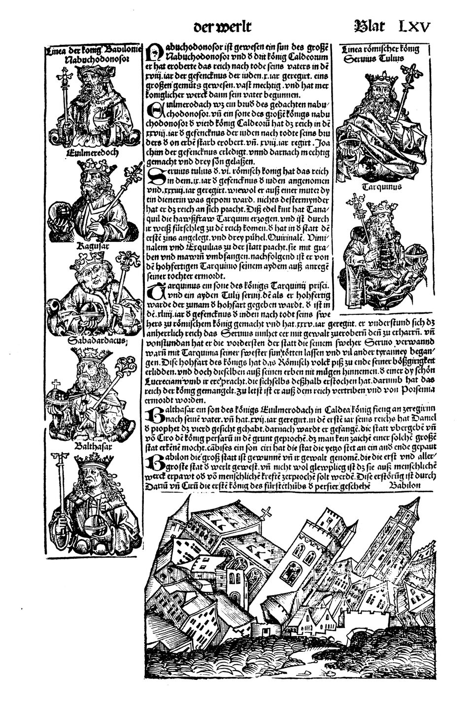 Schedelsche Weltchronik Blatt 65, rechte Seite